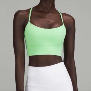 Lululemon Flow Y Sports Bra Scream Green